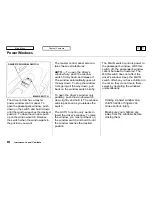 Предварительный просмотр 60 страницы Honda 1996 Civic Coupe Owner'S Manual