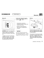 Предварительный просмотр 61 страницы Honda 1996 Civic Coupe Owner'S Manual