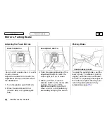 Предварительный просмотр 62 страницы Honda 1996 Civic Coupe Owner'S Manual