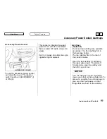 Предварительный просмотр 65 страницы Honda 1996 Civic Coupe Owner'S Manual