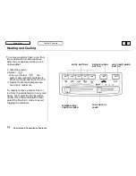 Предварительный просмотр 74 страницы Honda 1996 Civic Coupe Owner'S Manual