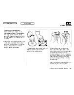 Предварительный просмотр 87 страницы Honda 1996 Civic Coupe Owner'S Manual