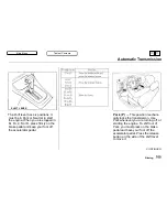 Предварительный просмотр 105 страницы Honda 1996 Civic Coupe Owner'S Manual