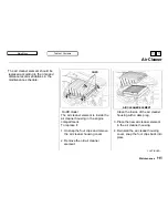 Предварительный просмотр 144 страницы Honda 1996 Civic Coupe Owner'S Manual