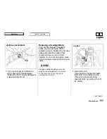 Предварительный просмотр 162 страницы Honda 1996 Civic Coupe Owner'S Manual