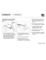 Предварительный просмотр 164 страницы Honda 1996 Civic Coupe Owner'S Manual