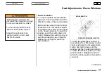 Preview for 51 page of Honda 1996 Civic Del Sol Owner'S Manual