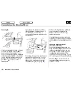 Предварительный просмотр 41 страницы Honda 1996 Odyssey Owner'S Manual