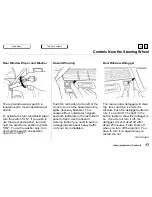 Предварительный просмотр 44 страницы Honda 1996 Odyssey Owner'S Manual