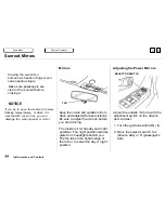 Предварительный просмотр 65 страницы Honda 1996 Odyssey Owner'S Manual