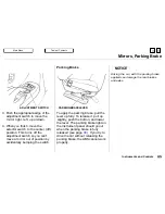 Предварительный просмотр 66 страницы Honda 1996 Odyssey Owner'S Manual