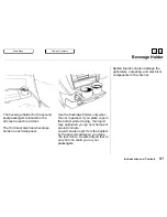 Предварительный просмотр 68 страницы Honda 1996 Odyssey Owner'S Manual