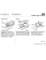 Предварительный просмотр 70 страницы Honda 1996 Odyssey Owner'S Manual