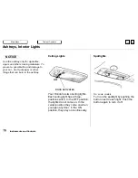 Предварительный просмотр 71 страницы Honda 1996 Odyssey Owner'S Manual