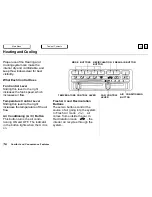 Предварительный просмотр 74 страницы Honda 1996 Odyssey Owner'S Manual