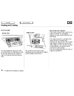 Предварительный просмотр 76 страницы Honda 1996 Odyssey Owner'S Manual