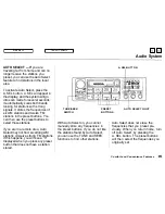 Предварительный просмотр 95 страницы Honda 1996 Odyssey Owner'S Manual