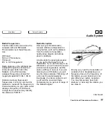 Предварительный просмотр 97 страницы Honda 1996 Odyssey Owner'S Manual