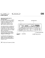 Предварительный просмотр 102 страницы Honda 1996 Odyssey Owner'S Manual