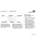 Предварительный просмотр 131 страницы Honda 1996 Odyssey Owner'S Manual