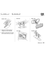 Предварительный просмотр 180 страницы Honda 1996 Odyssey Owner'S Manual