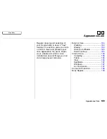 Предварительный просмотр 182 страницы Honda 1996 Odyssey Owner'S Manual