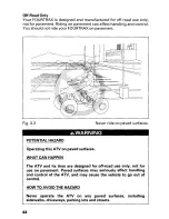 Предварительный просмотр 50 страницы Honda 1996 TRX300EX Owner'S Manual