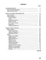 Предварительный просмотр 4 страницы Honda 1996 TRX400 Owner'S Manual