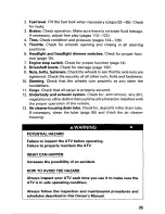 Предварительный просмотр 40 страницы Honda 1996 TRX400 Owner'S Manual