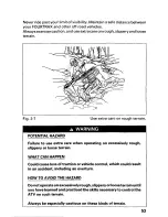 Предварительный просмотр 58 страницы Honda 1996 TRX400 Owner'S Manual