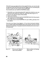 Предварительный просмотр 73 страницы Honda 1996 TRX400 Owner'S Manual