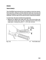 Предварительный просмотр 118 страницы Honda 1996 TRX400 Owner'S Manual