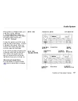 Предварительный просмотр 97 страницы Honda 1997 Accord Coupe Online Reference Owner'S Manual