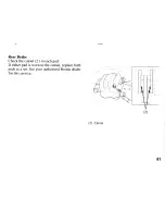 Предварительный просмотр 89 страницы Honda 1997 GL1500C Valkirie Owner'S Manual