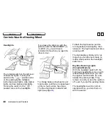 Предварительный просмотр 41 страницы Honda 1997 Odyssey Owner'S Manual