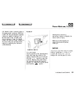 Предварительный просмотр 64 страницы Honda 1997 Odyssey Owner'S Manual