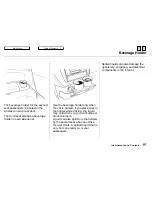 Предварительный просмотр 68 страницы Honda 1997 Odyssey Owner'S Manual