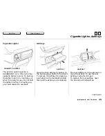 Preview for 70 page of Honda 1997 Odyssey Owner'S Manual