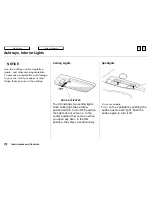 Предварительный просмотр 71 страницы Honda 1997 Odyssey Owner'S Manual