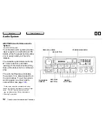 Preview for 92 page of Honda 1997 Odyssey Owner'S Manual