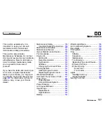 Предварительный просмотр 136 страницы Honda 1997 Odyssey Owner'S Manual