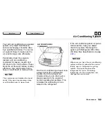 Предварительный просмотр 168 страницы Honda 1997 Odyssey Owner'S Manual