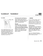 Предварительный просмотр 188 страницы Honda 1997 Odyssey Owner'S Manual