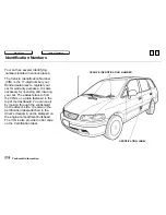 Предварительный просмотр 215 страницы Honda 1997 Odyssey Owner'S Manual