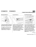 Предварительный просмотр 42 страницы Honda 1997 Prelude Owner'S Manual