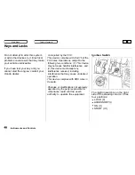 Предварительный просмотр 49 страницы Honda 1997 Prelude Owner'S Manual