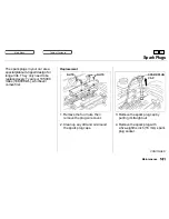 Предварительный просмотр 160 страницы Honda 1997 Prelude Owner'S Manual