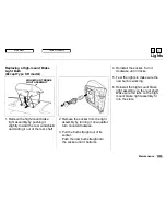 Предварительный просмотр 184 страницы Honda 1997 Prelude Owner'S Manual