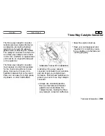 Предварительный просмотр 229 страницы Honda 1997 Prelude Owner'S Manual