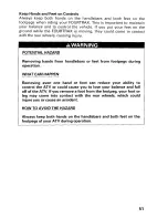 Preview for 57 page of Honda 1997 TRX300 Fourtrax 300 Owner'S Manual